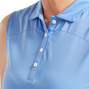 Women&#39;s Mesh Back Solid Sleeveless Lisle