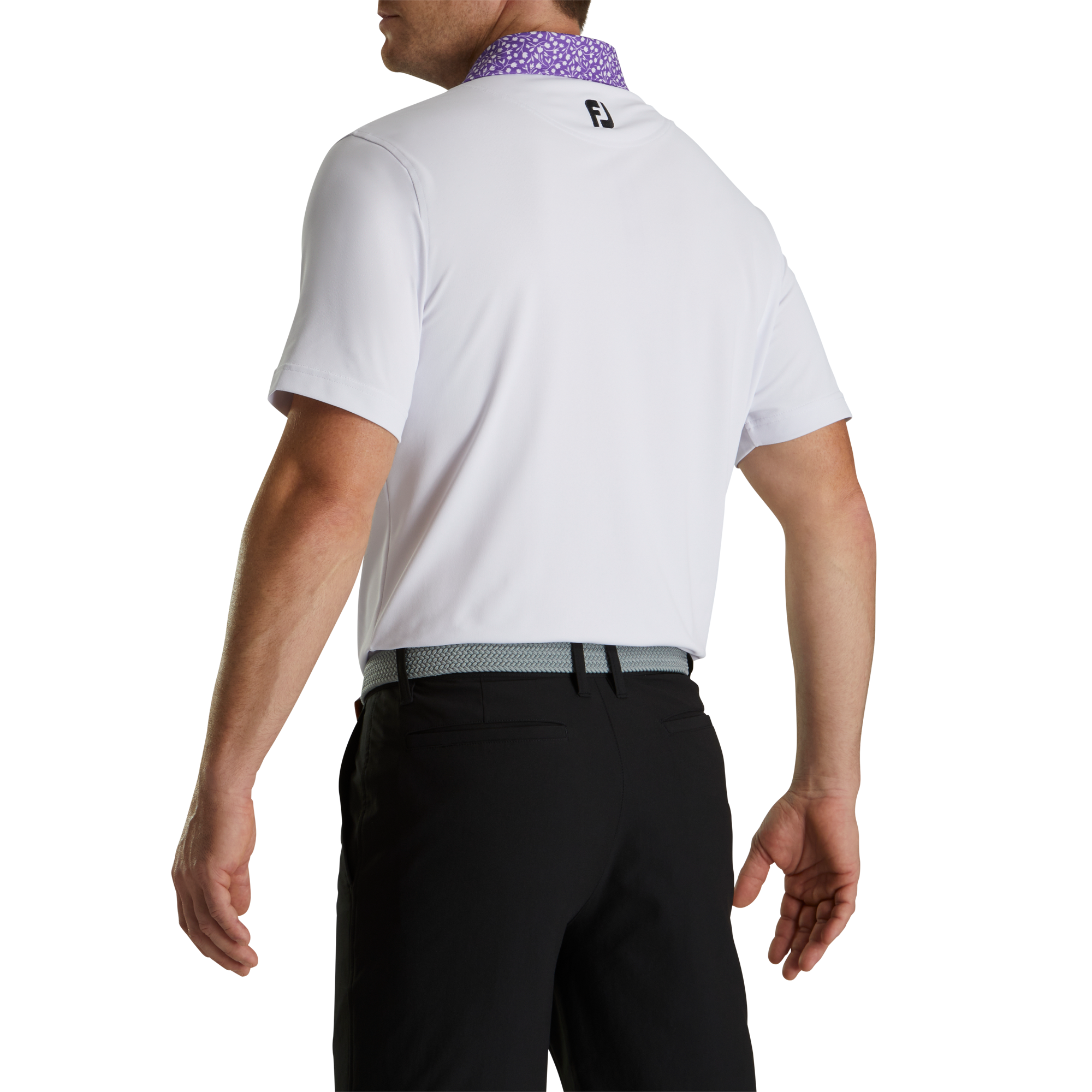 Tulpen Print Besatz Piqu&eacute;