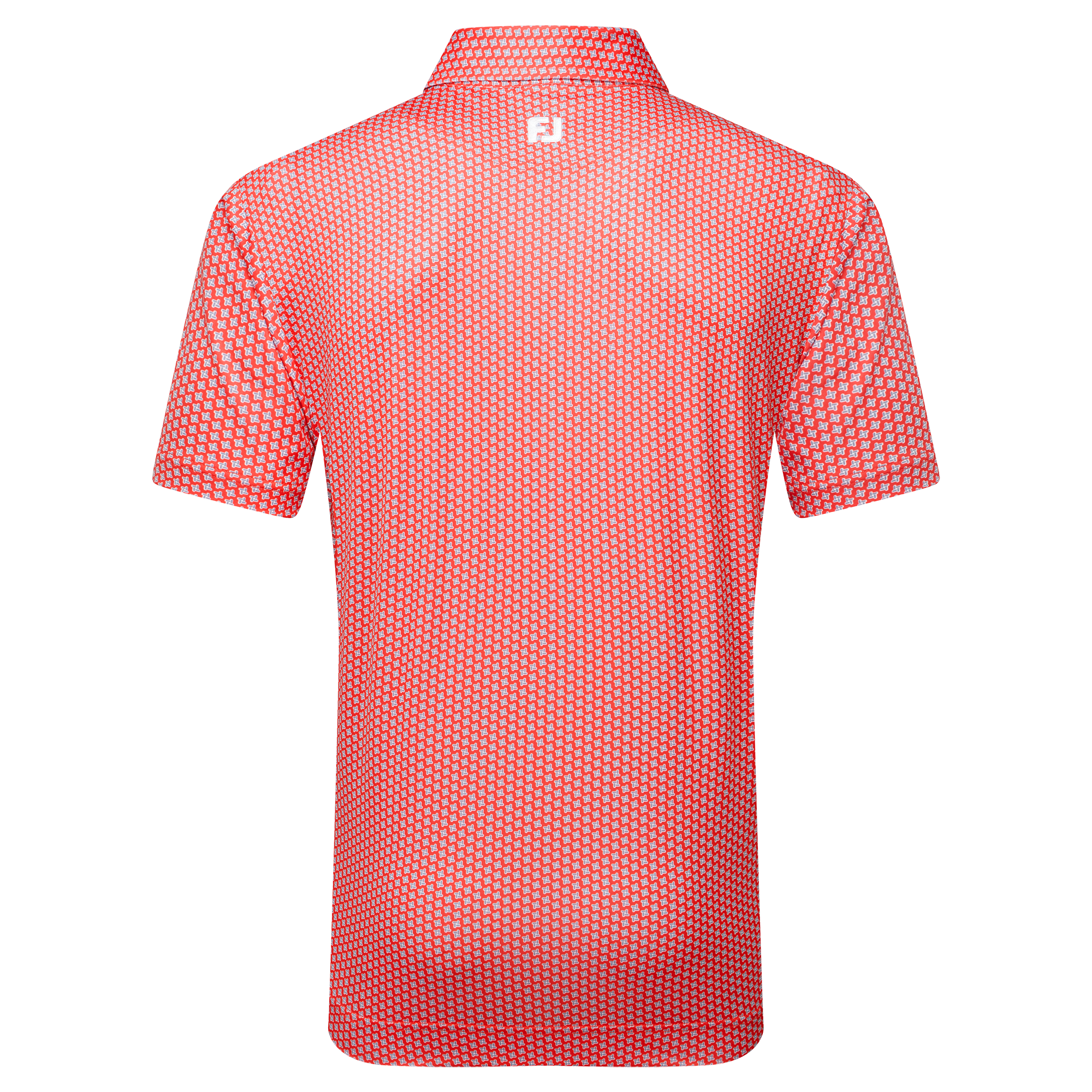 Polo en fil d'Ecosse imprim&eacute; pied de poule