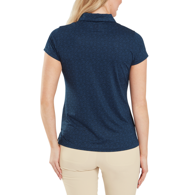 Gemalte Blumen Kappenärmel Lisle