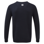 Pullover Col V Mélange de Laine