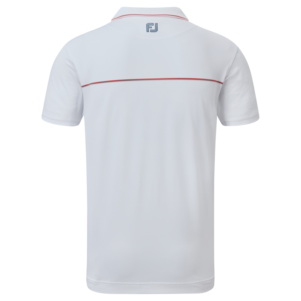 Pik&eacute;e mit Akzentstreifen