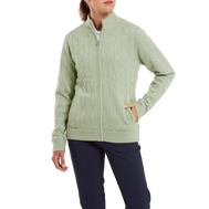 Full-Zip Lined Pullover