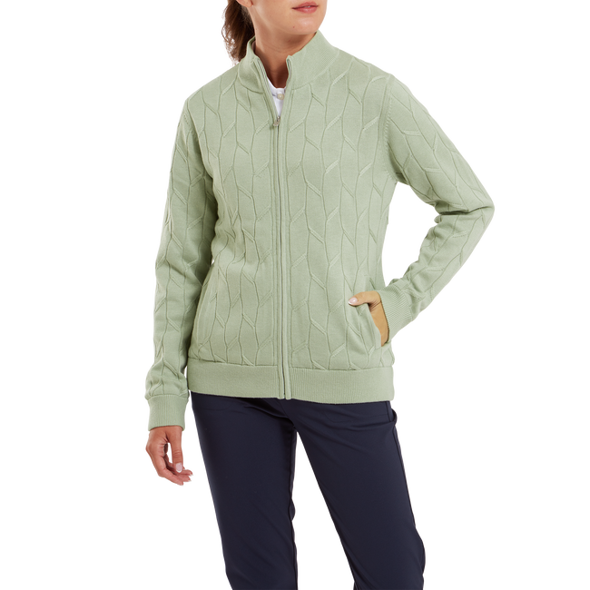 Full-Zip Lined Pullover