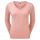 Pullover Col V Mélange de Laine Femmes