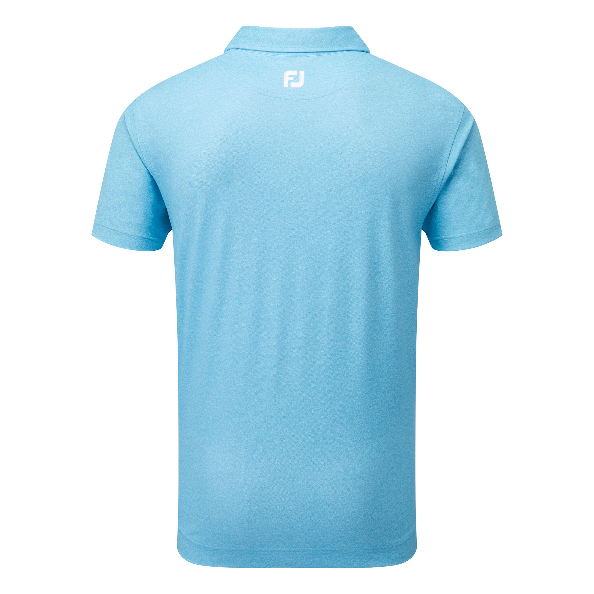 Piqu&eacute; mit Texturdruck und Fallschirmbesatz