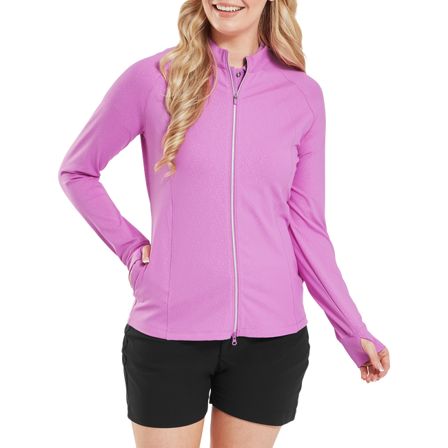 Geprägtes Reißverschluss Midlayer