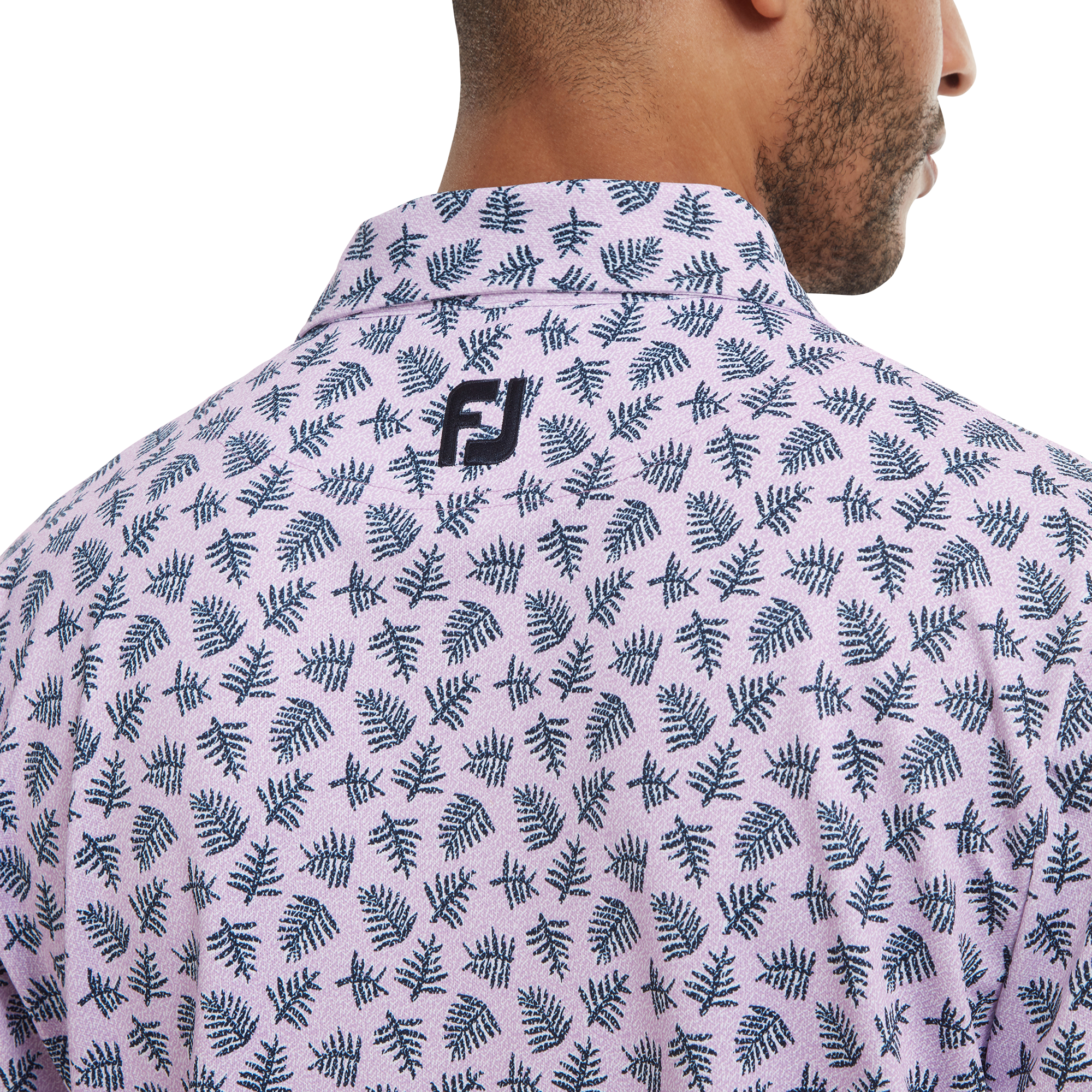 Pik&eacute;e mit Palmenprint