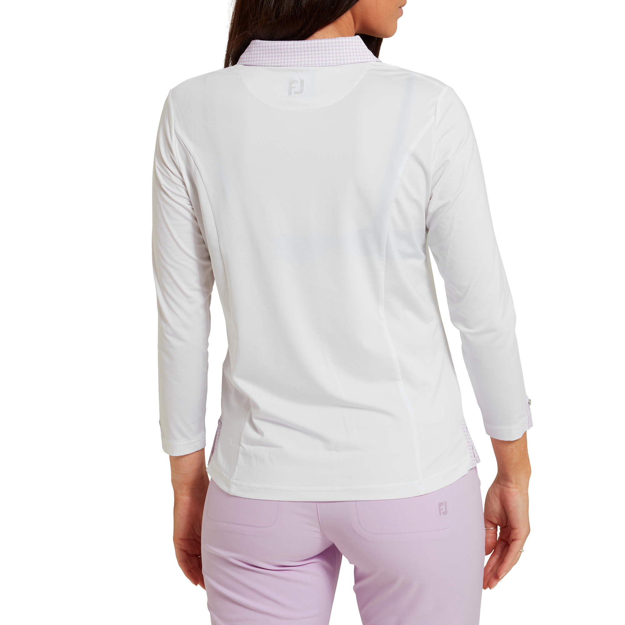 Hahnentritt Besatz 3/4 &Auml;rmel Lisle