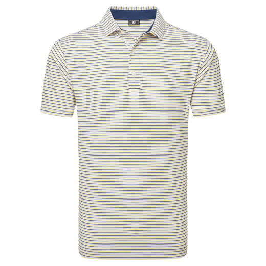 Polo en fil d'Ecosse &agrave; rayures