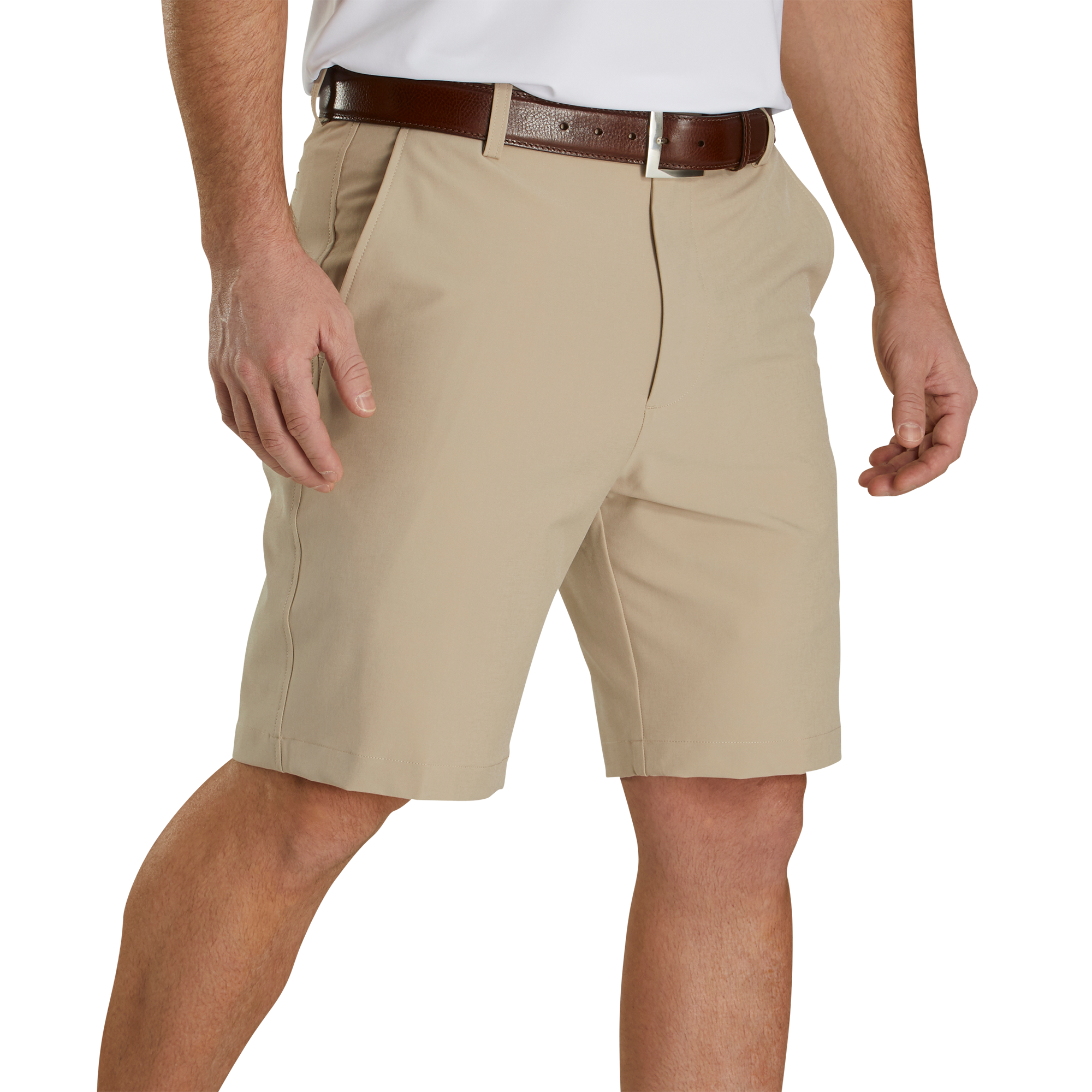 Flat Front Shorts 9.5" Inseam