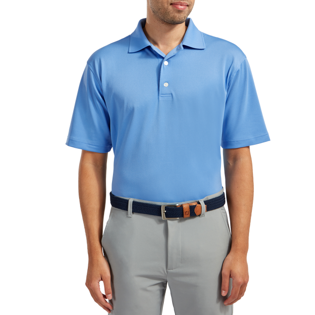 Stretch Pique Solid Knit Collar