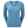 Pullover Col V Mélange de Laine Femmes