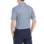 Polo en fil d'Ecosse imprimé pied de poule