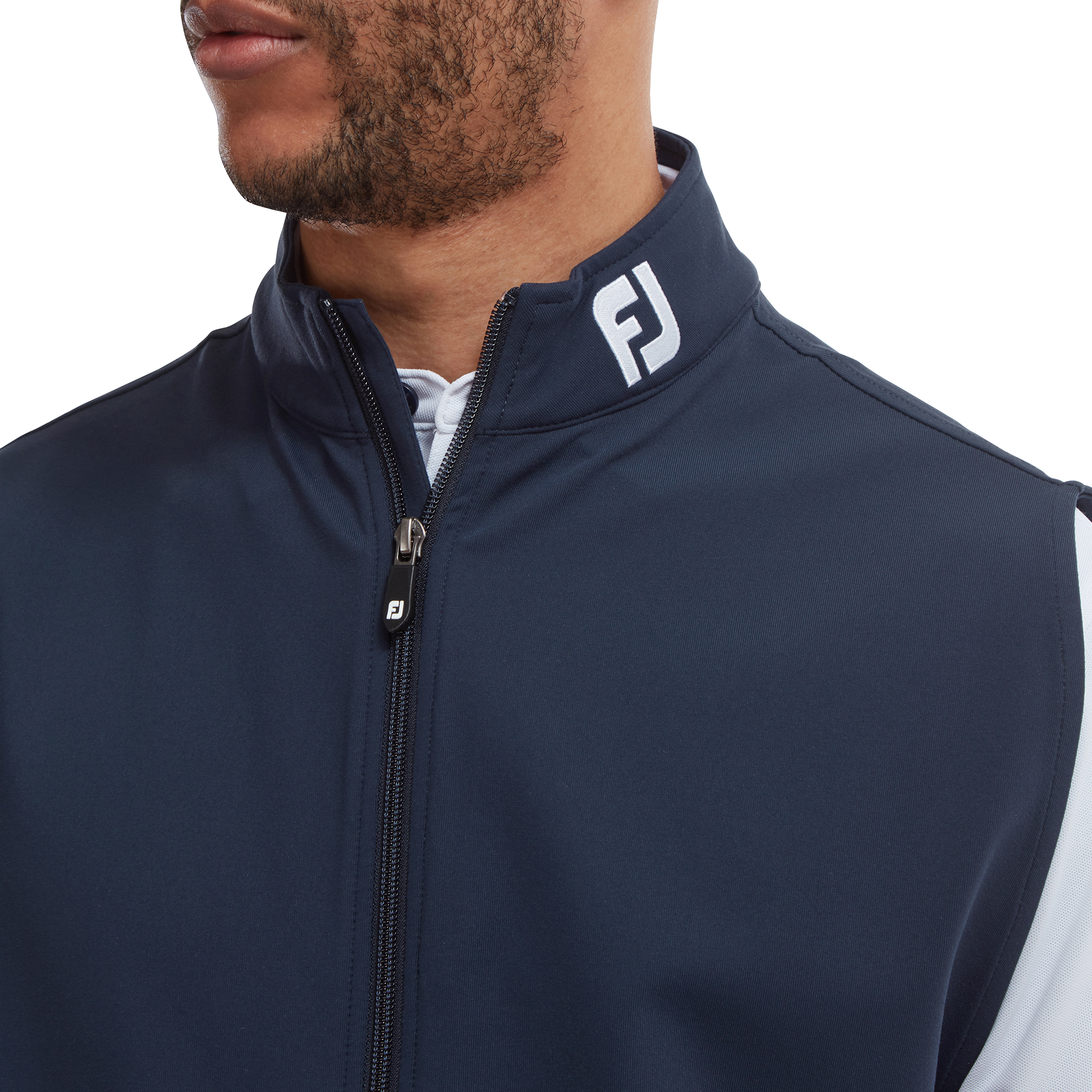 Strickweste mit Rei&szlig;verschluss