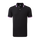Polo uni avec détails sur le col et les manches