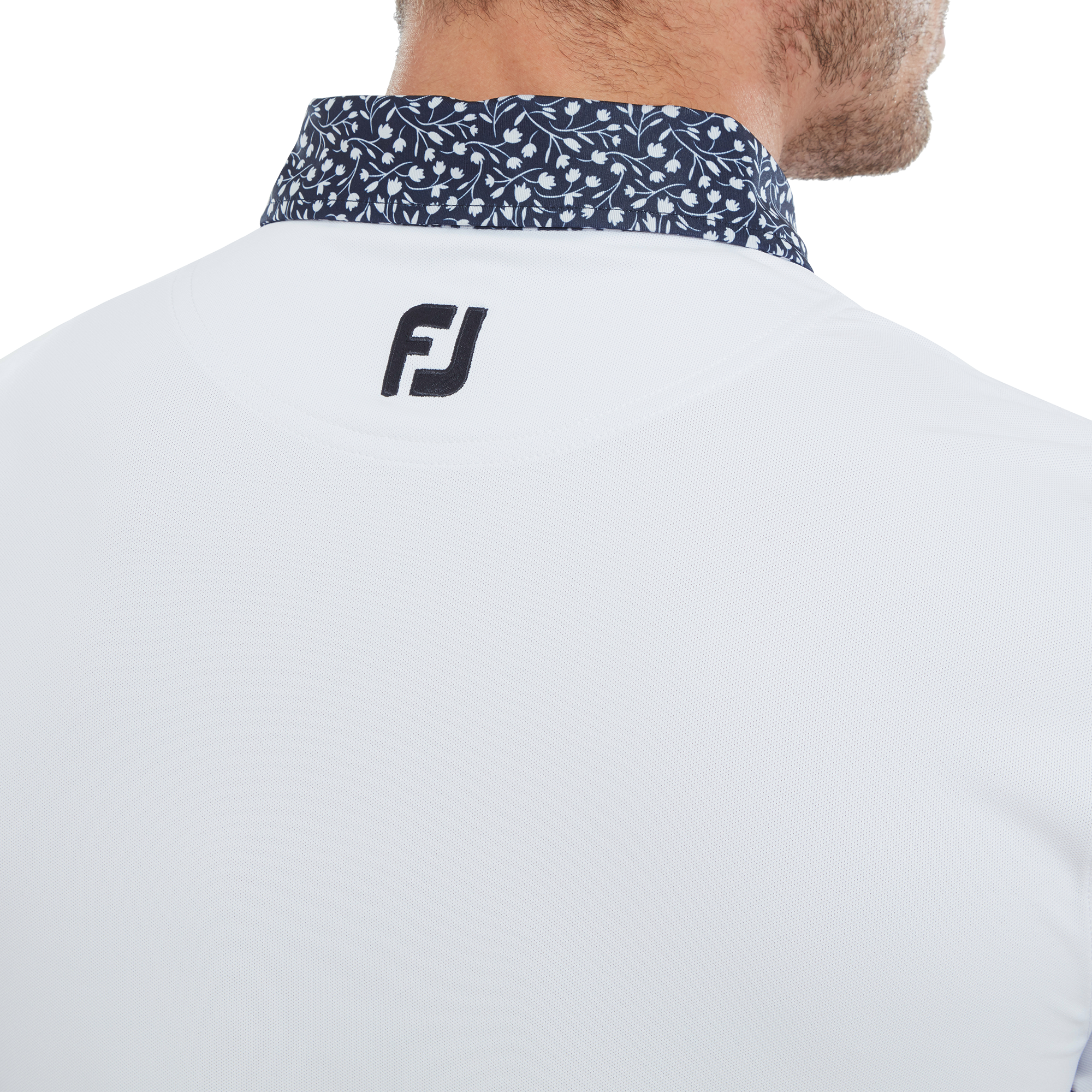 Tulpen Print Besatz Piqu&eacute;