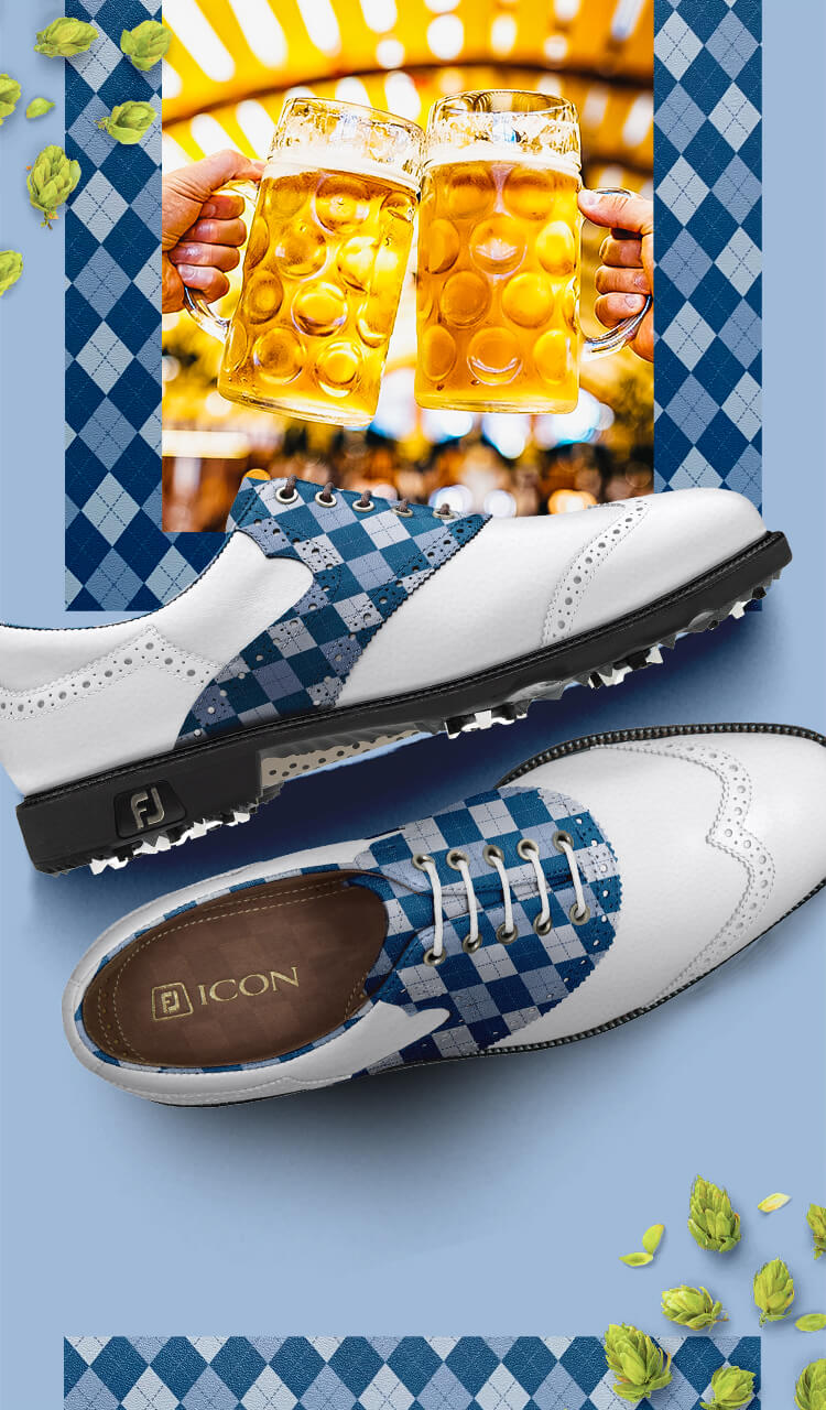 FootJoy Design My Own MyJoys Custom Golf Shoes - Oktoberfest Leather